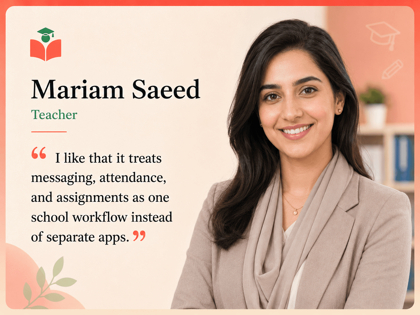 ClassCircle testimonial card
